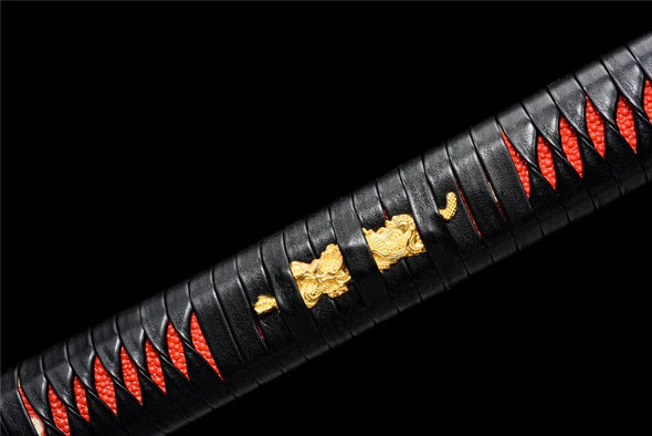 Tsuka-Katana-Kage-Acier-T10-Hamon-Veritable