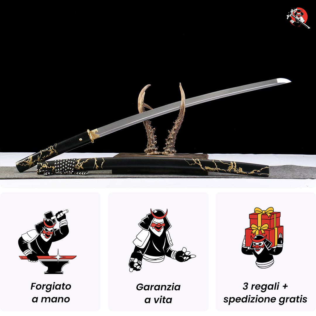 Katana Ghost of Yotei Gilded Night - Edizione limitata
