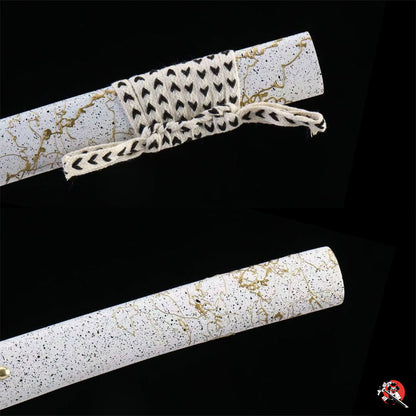 Katana Ghost of Yotei Gilded Night bianco - Edizione limitata