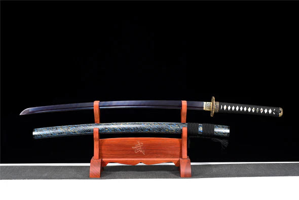 Katana-Japonais-Demon-D-eau-Acier-Damas