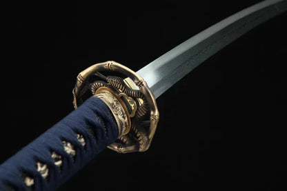 Katana-Japonais-Python-Supreme-Acier-Damas