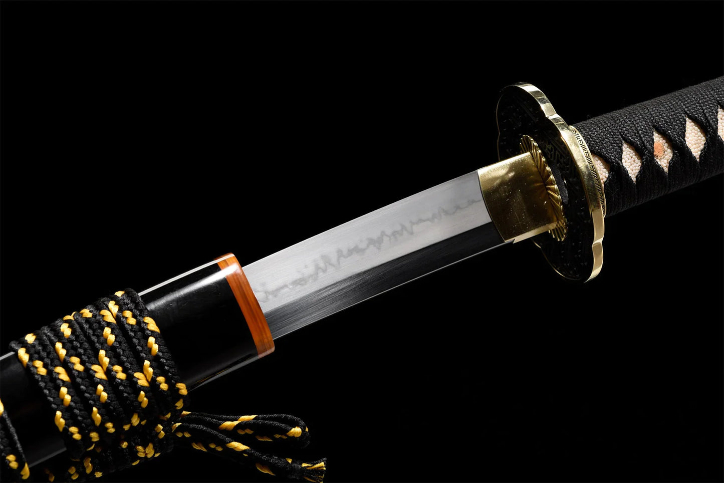 Katana-Japonais-Tokugawa-Ieyasu-Acier-T10-Hamon-Veritable