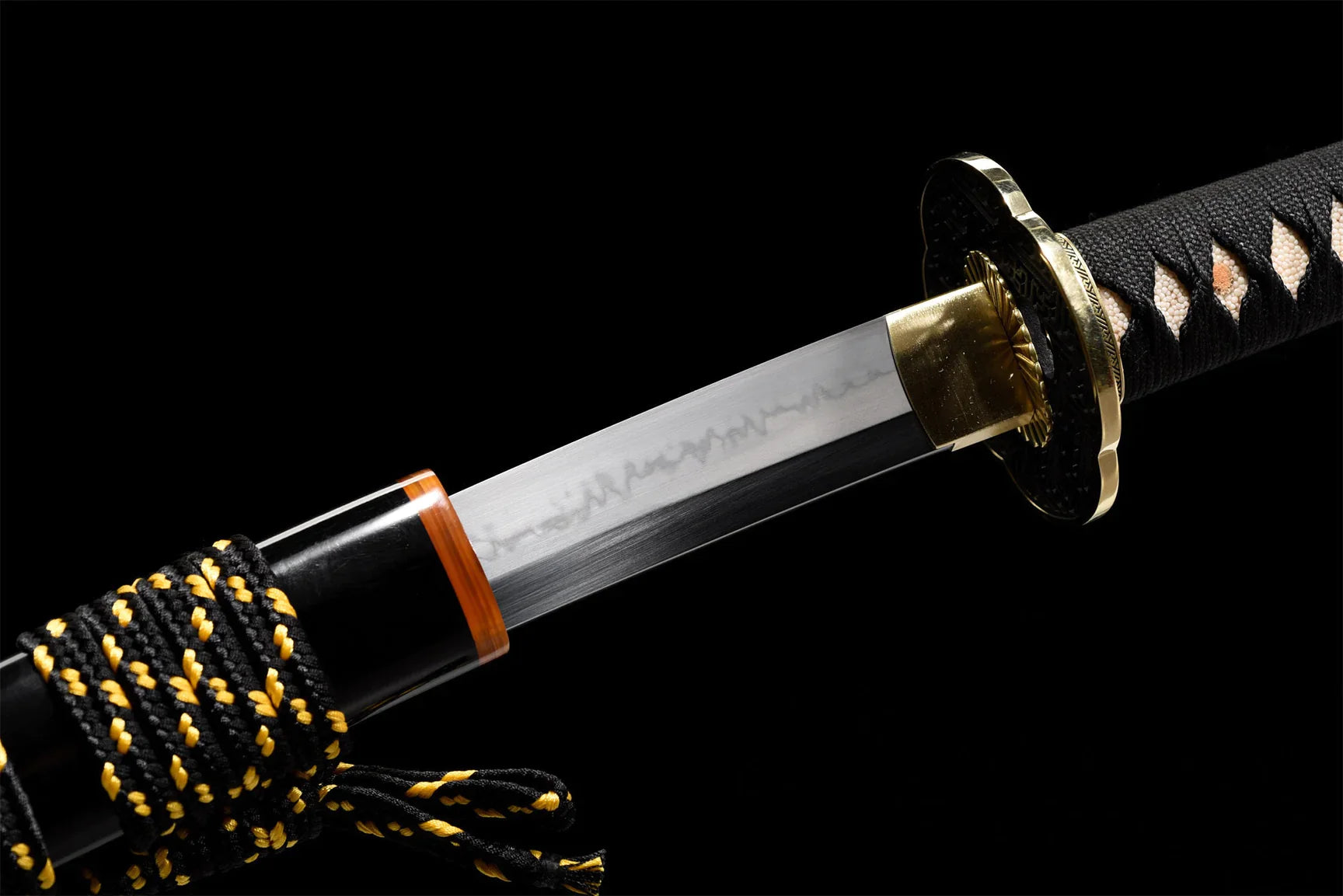 Katana-Japonais-Tokugawa-Ieyasu-Acier-T10-Hamon-Veritable