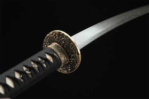 Katana-japonais-Yamata-no-Orochi-Acier-Damas