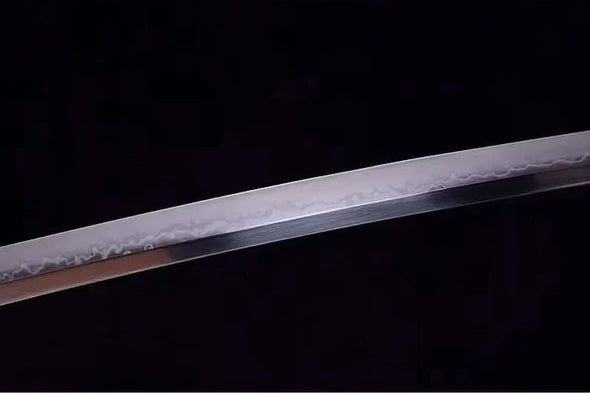Lame-Katana-Pikokku-Acier-T10-Hamon-Veritable