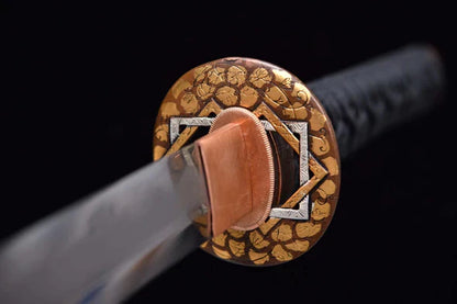 Tsuba-Katana-Taiyo-Acier-SanMai
