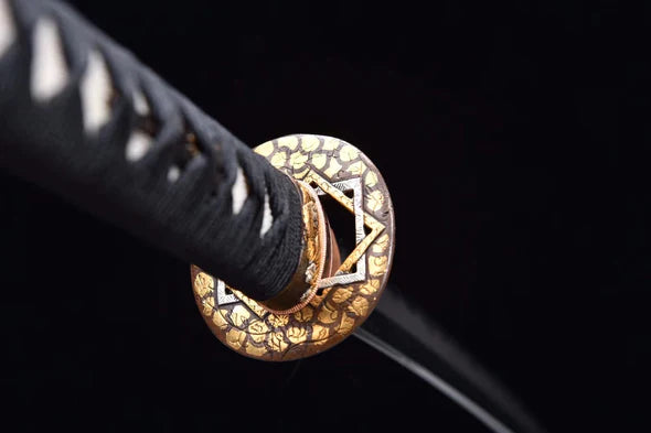 Tsuba-Sabre-Taiyo-Acier-SanMai