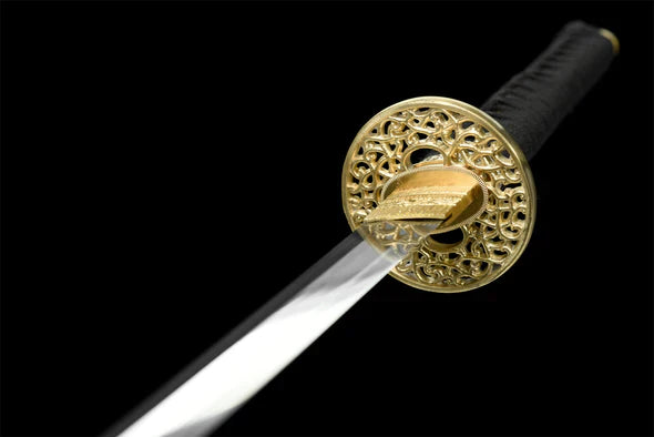 Tsuba-Yasuke-Acier-T8-Hamon-Veritable